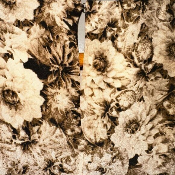 Madewell Broadway & Broome Silk Floral lined shift Dress. Sz M - Picture 6 of 11